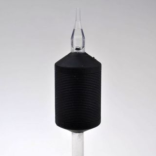 11 Flat (1") Clear Tip Silicone Touch Disposable Tubes thumbnail 3