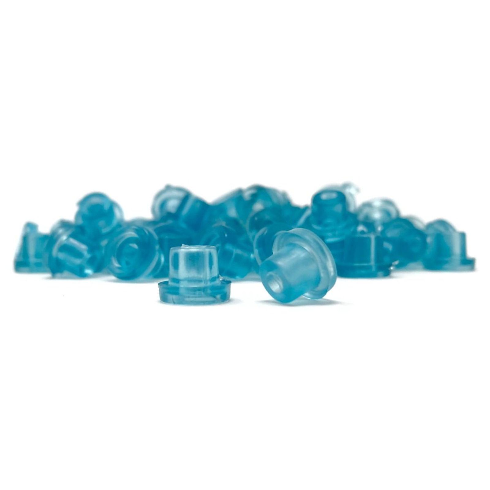 Rubber Hard Nipples - Turquoise
