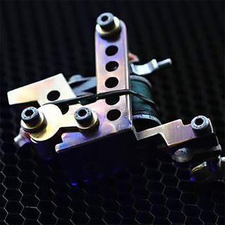 Black Ghost - Kylin Handmade Brass Tattoo Machine thumbnail 6