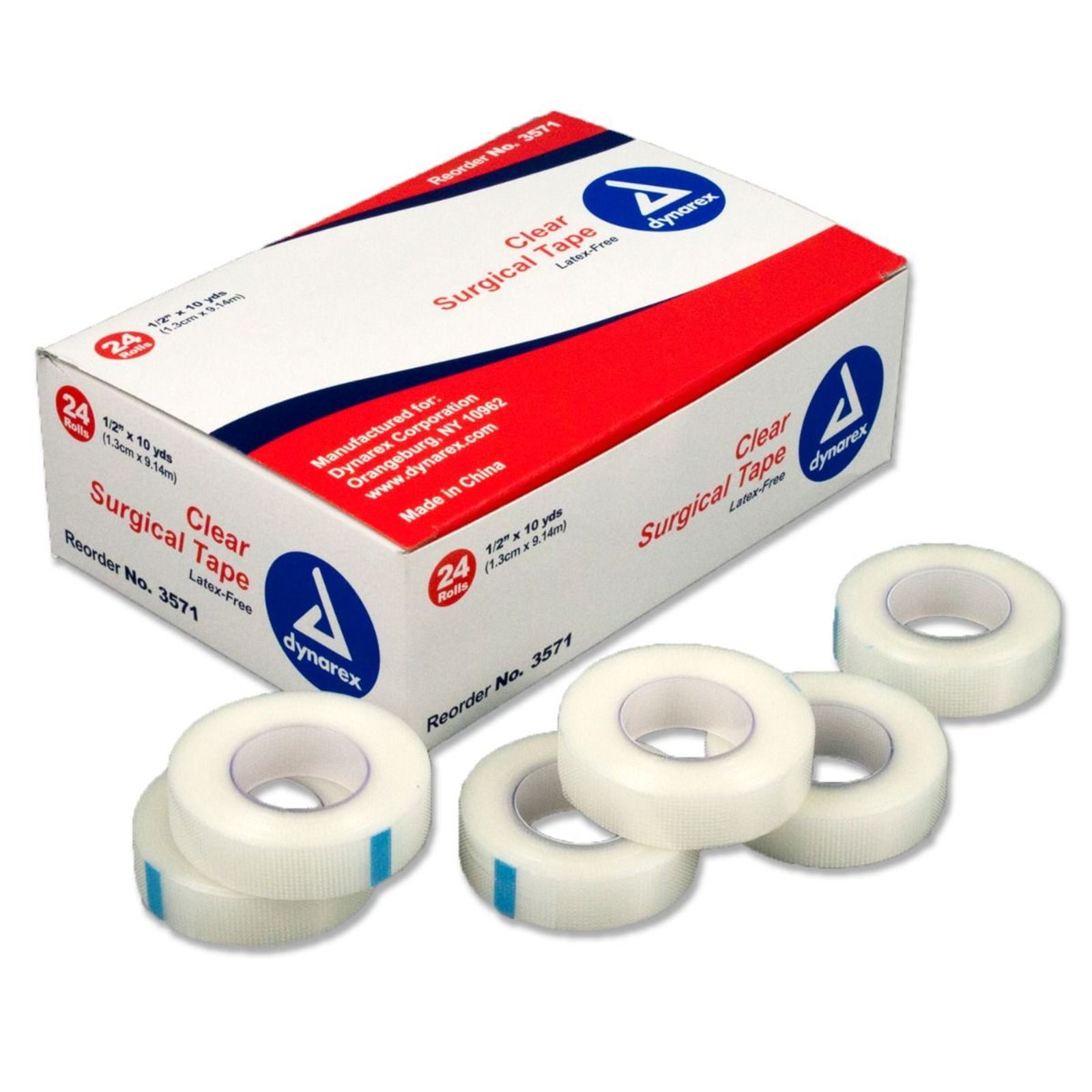 Clear Surgical Tape-1/2" * 10 yds (1.25cm*914cm)-24 pcs / box
