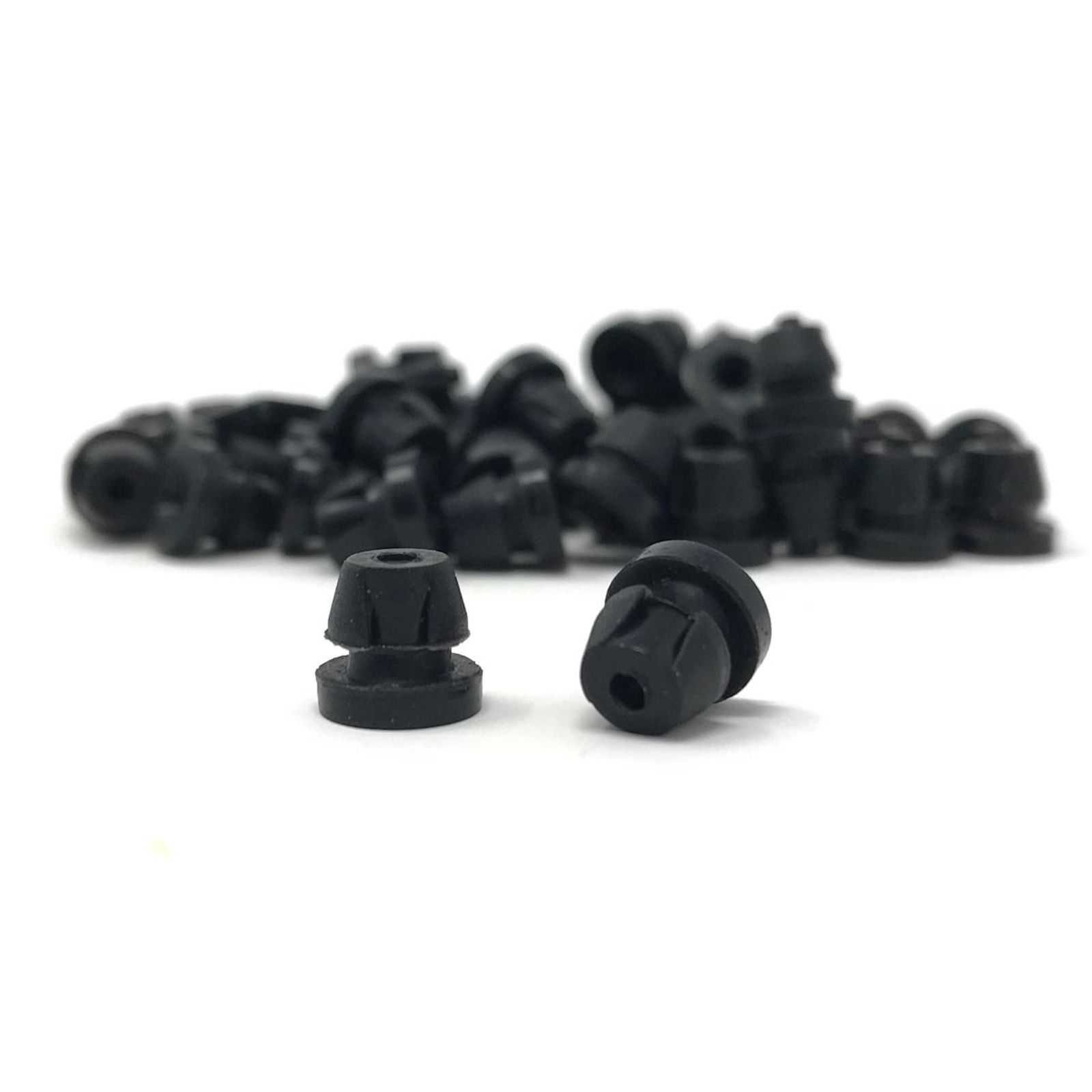 High Class Silicone Nipples With Baffle - Black