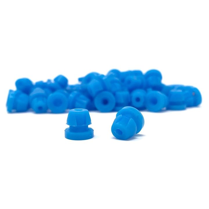 High Class Silicone Nipples With Baffle - Blue