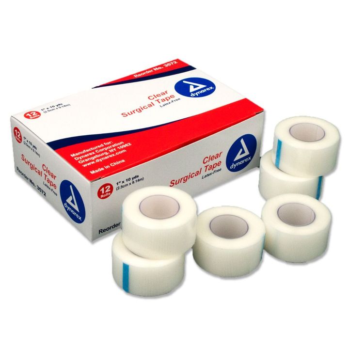 Clear Surgical Tape-1" * 10 yds (2.5cm*914cm)-12 pcs / box