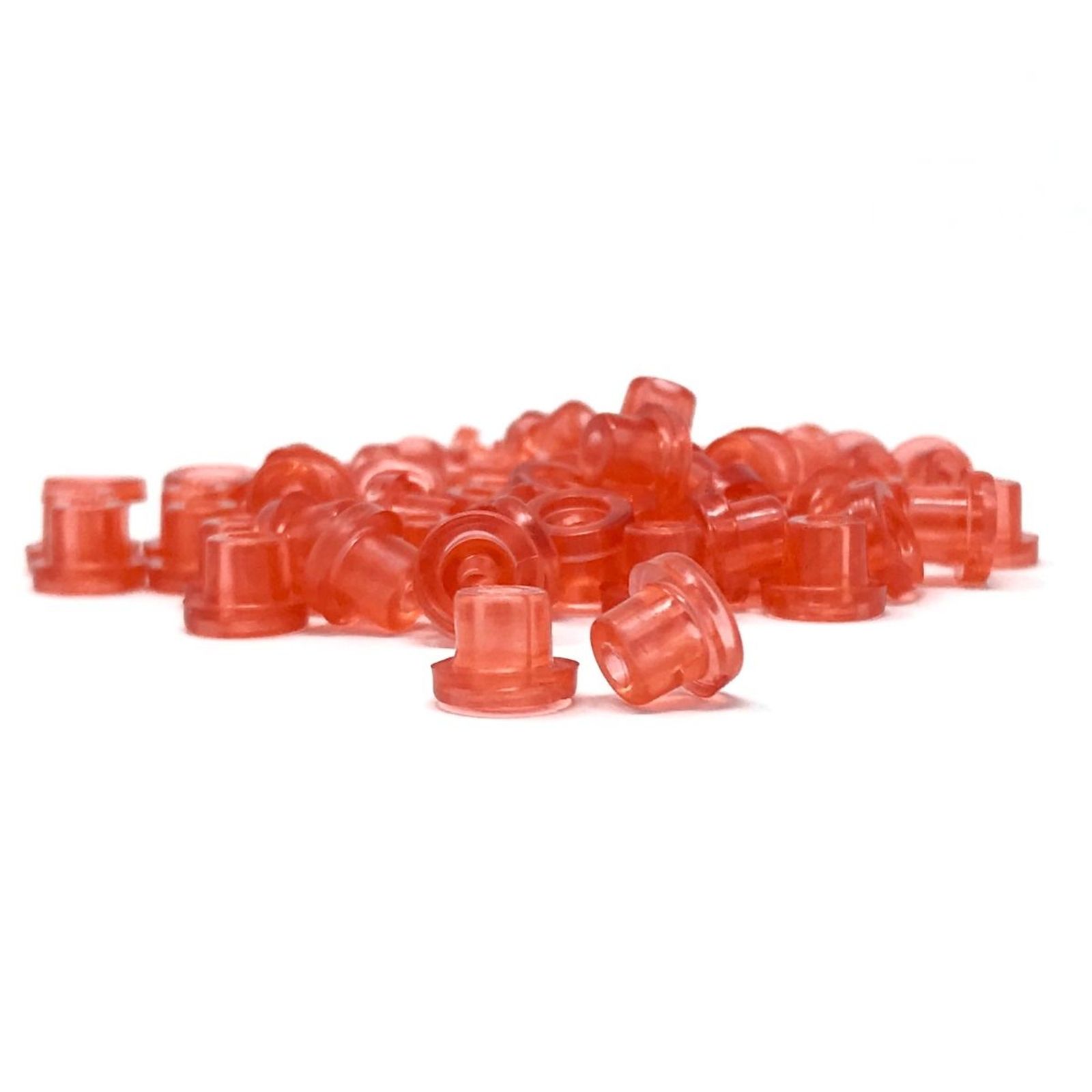 Rubber Hard Nipples - Red